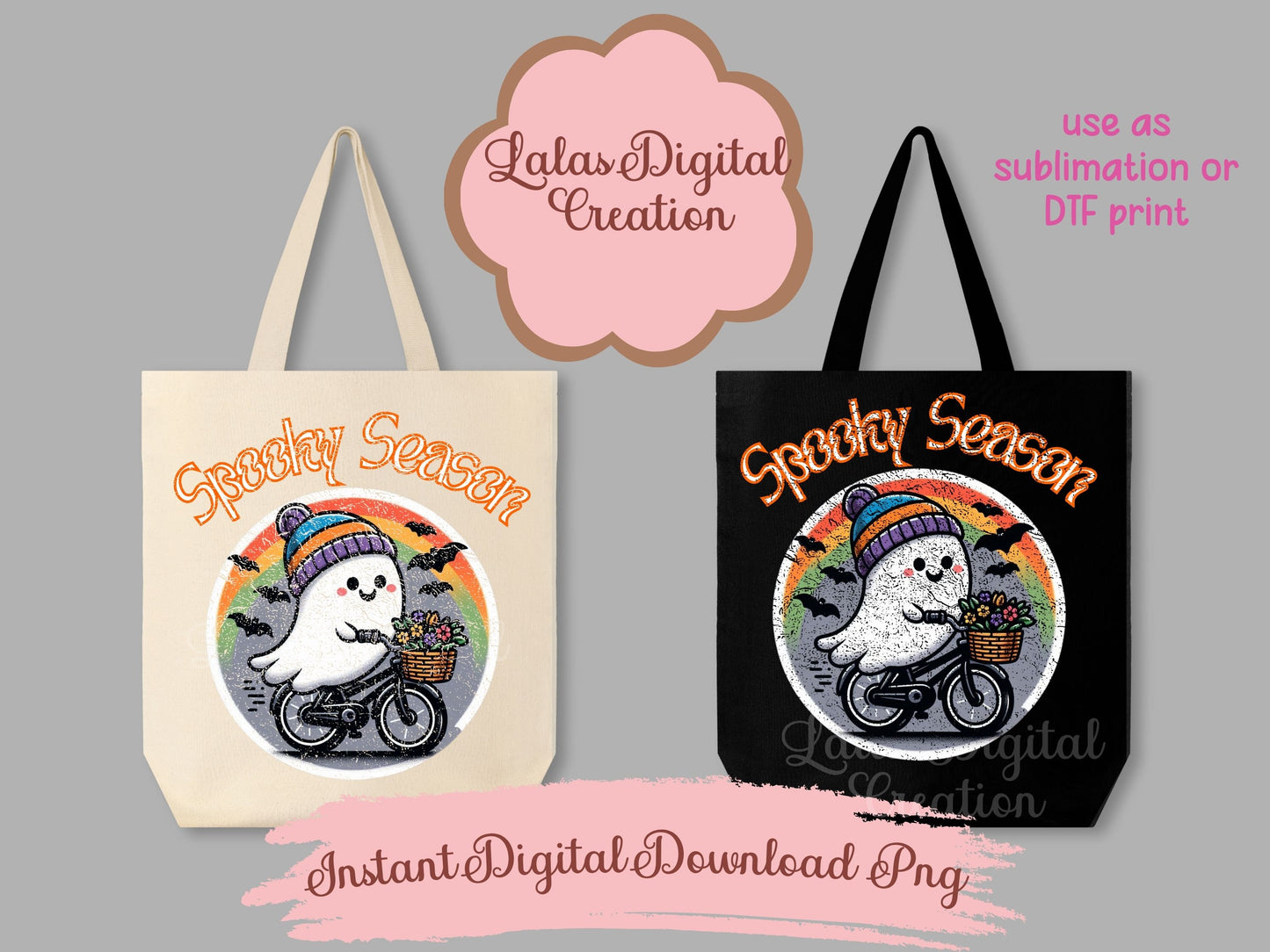 Spooky Season Clipart Instant Digital PNG Download