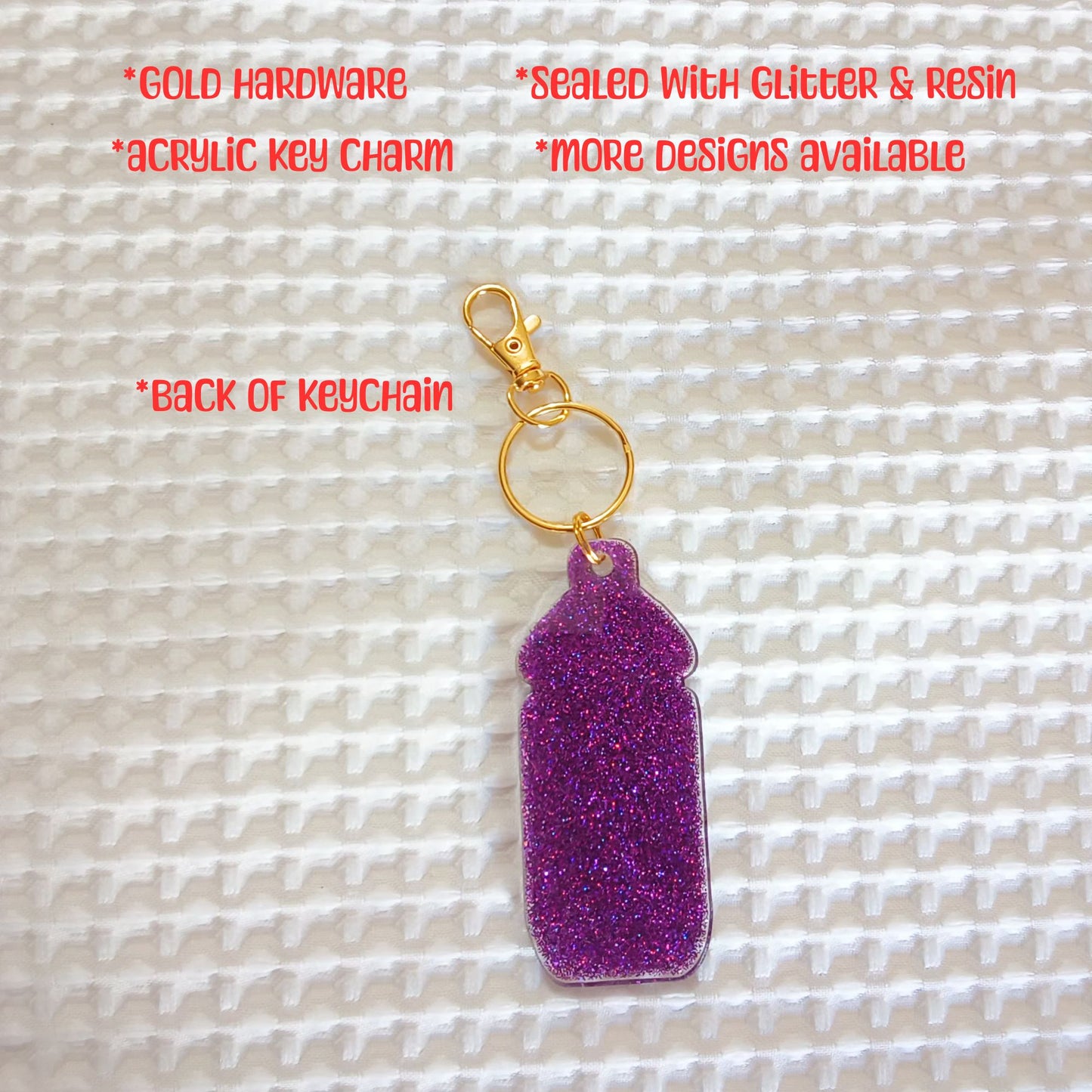 Fabulosa Mini Tumbler Acrylic Resin Cup Keychain