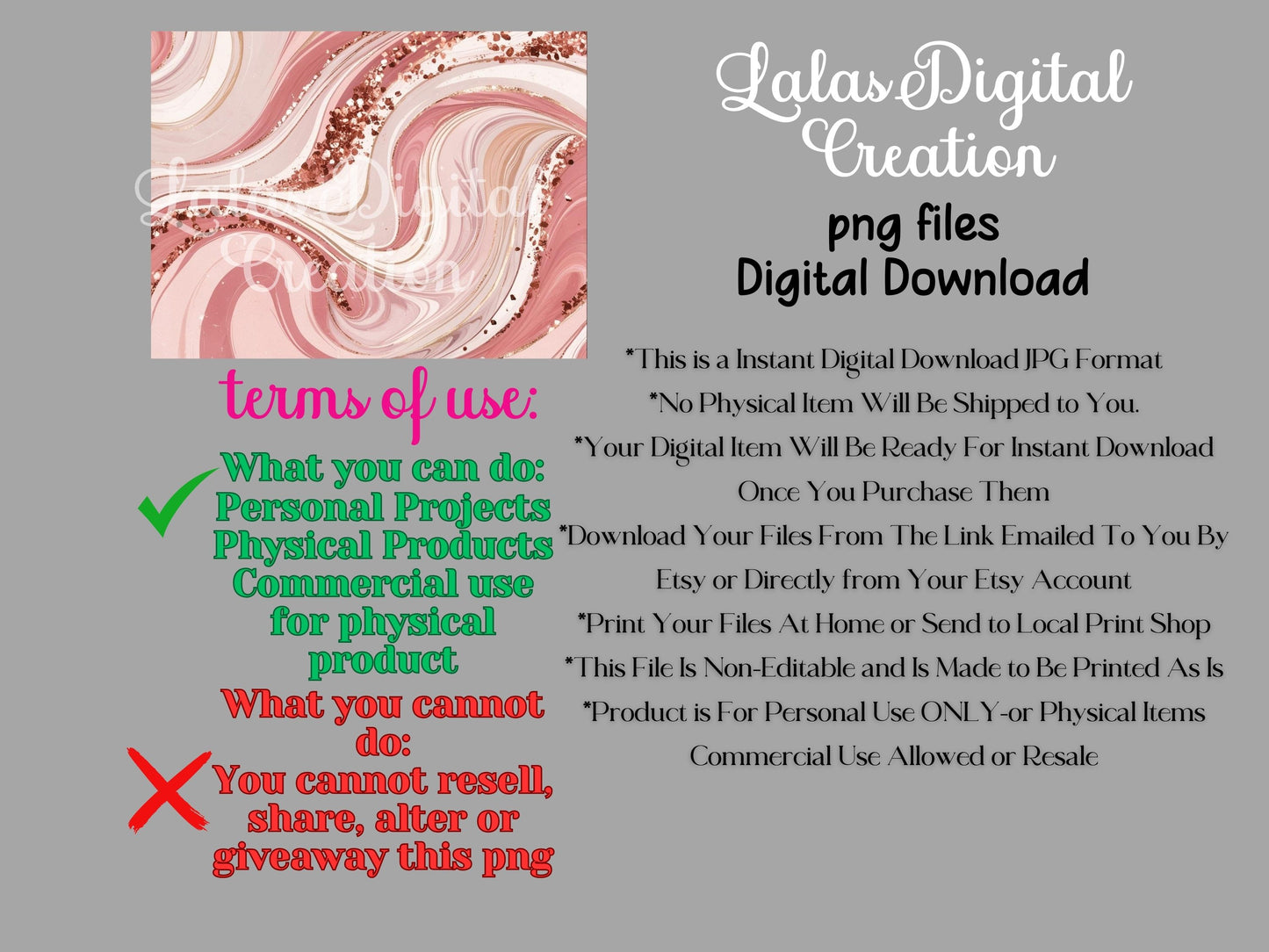 Pink Marble Swirls Digital Pattern Paper Bundle