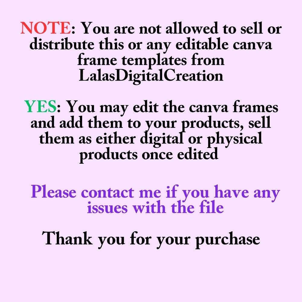 Editable Alphabet Canva Frame Template 3