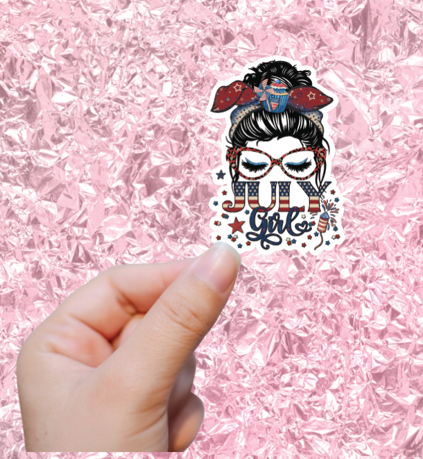 4th of July Vinyl Sticker Decal