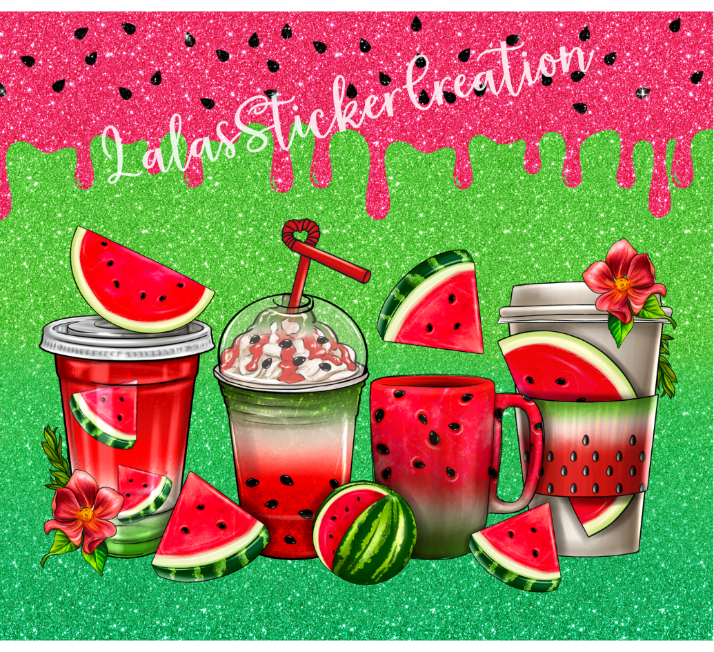 Fruit iced Drink Bundle of 3 20oz Tumbler Wrap PNG Digital Download