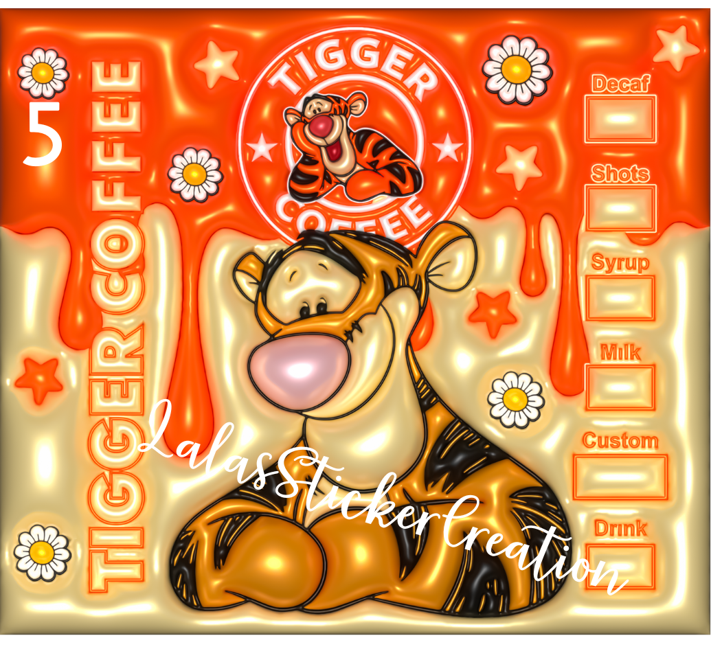 POFR Bundle of 5-20oz Skinny Tumbler Wrap PNG Digital Download