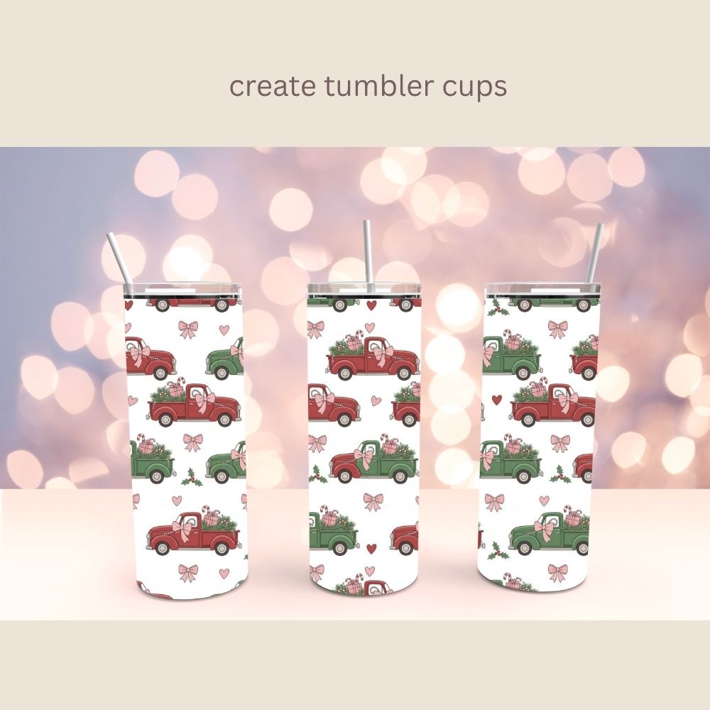 Classic Cozy Christmas Digital Pattern Paper Bundle