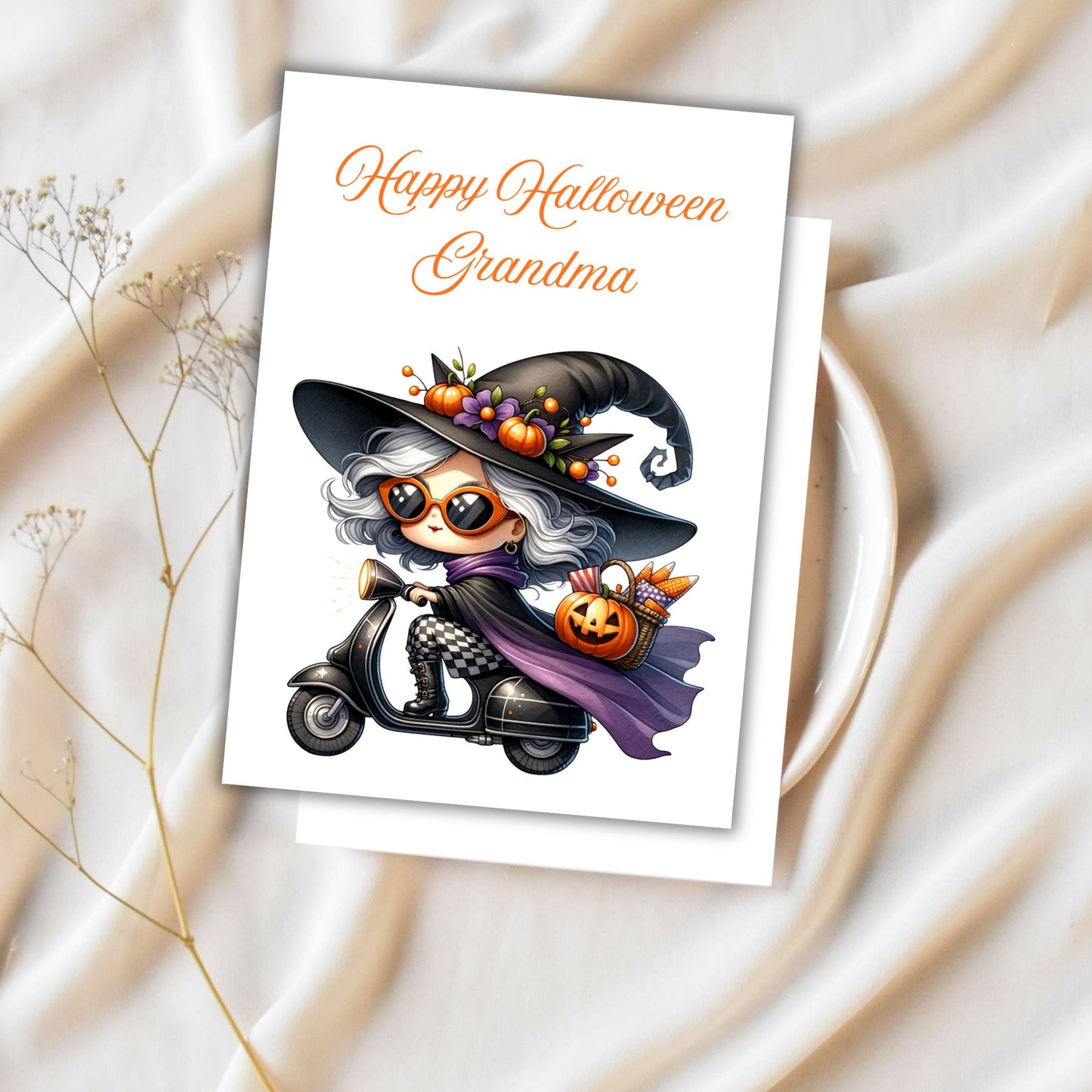 Grandma Granny Printable Digital Greeting Cards Bundle Set