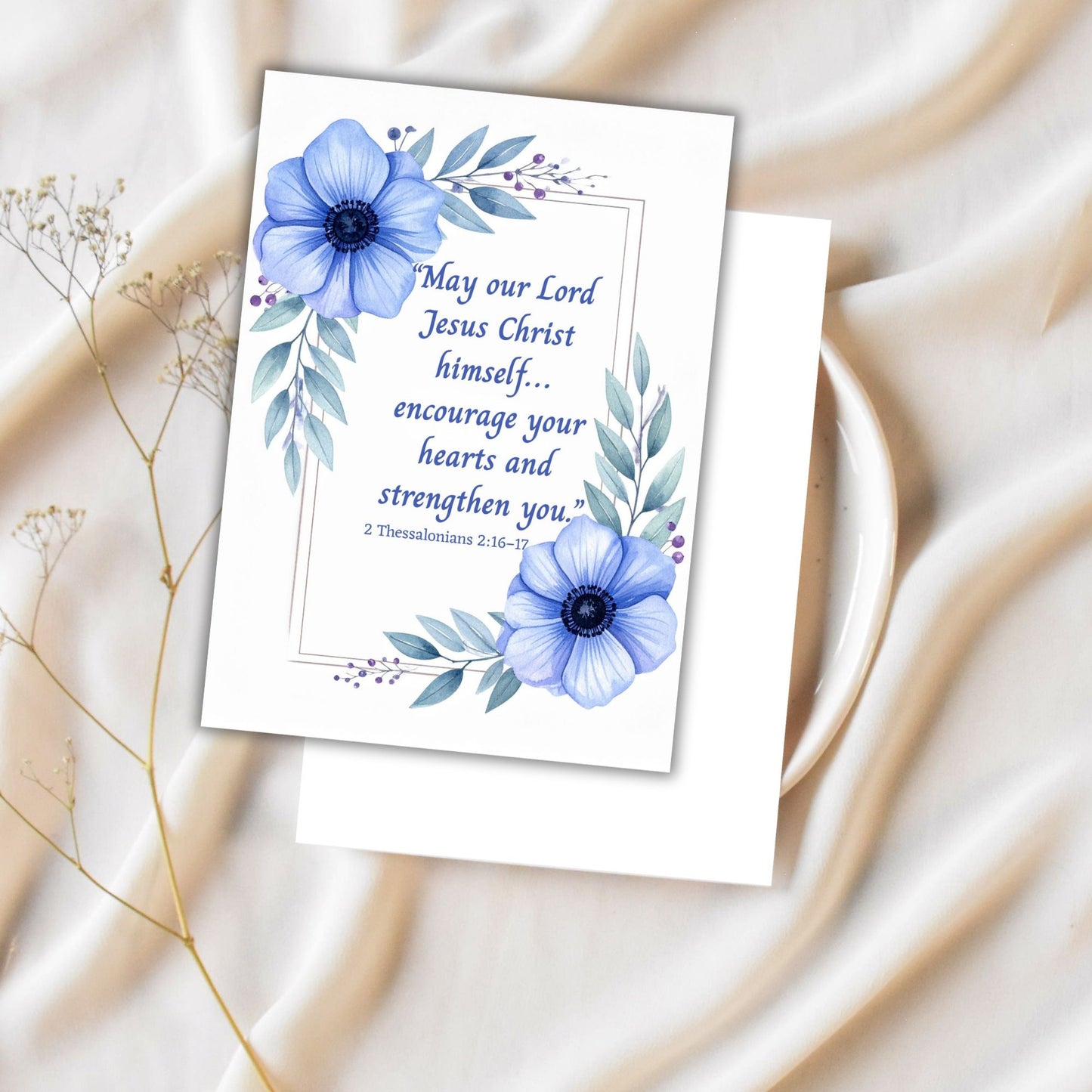 Faith Christian Printable Digital Greeting Cards Bundle Set