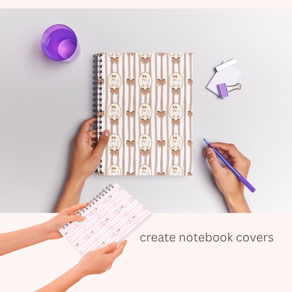 Silly Duck Frame Seamless Digital Pattern Paper Bundle