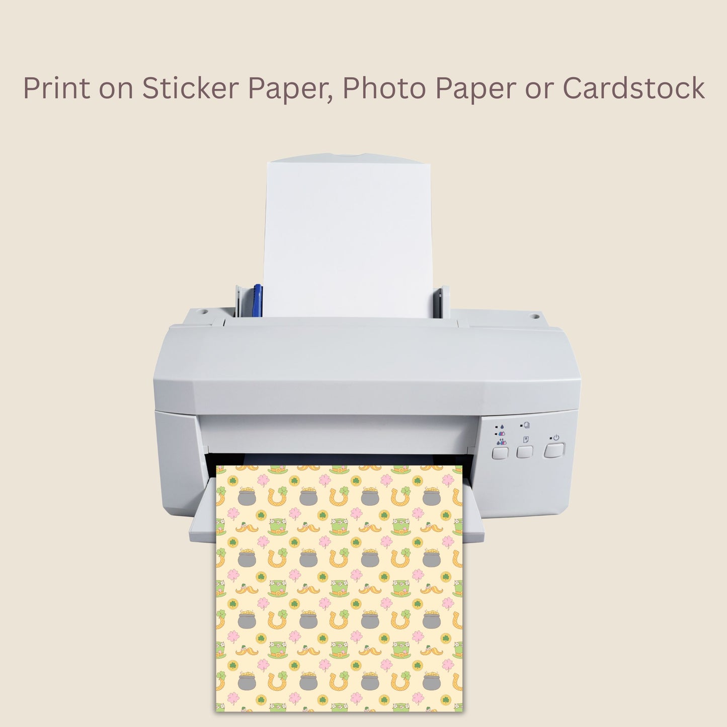 St. Patrick's Irish Seamless Repeating Pattern Paper Bundle Set