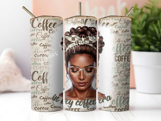 1 Coffee Lover 20oz Tumbler Wrap PNG Digital Download