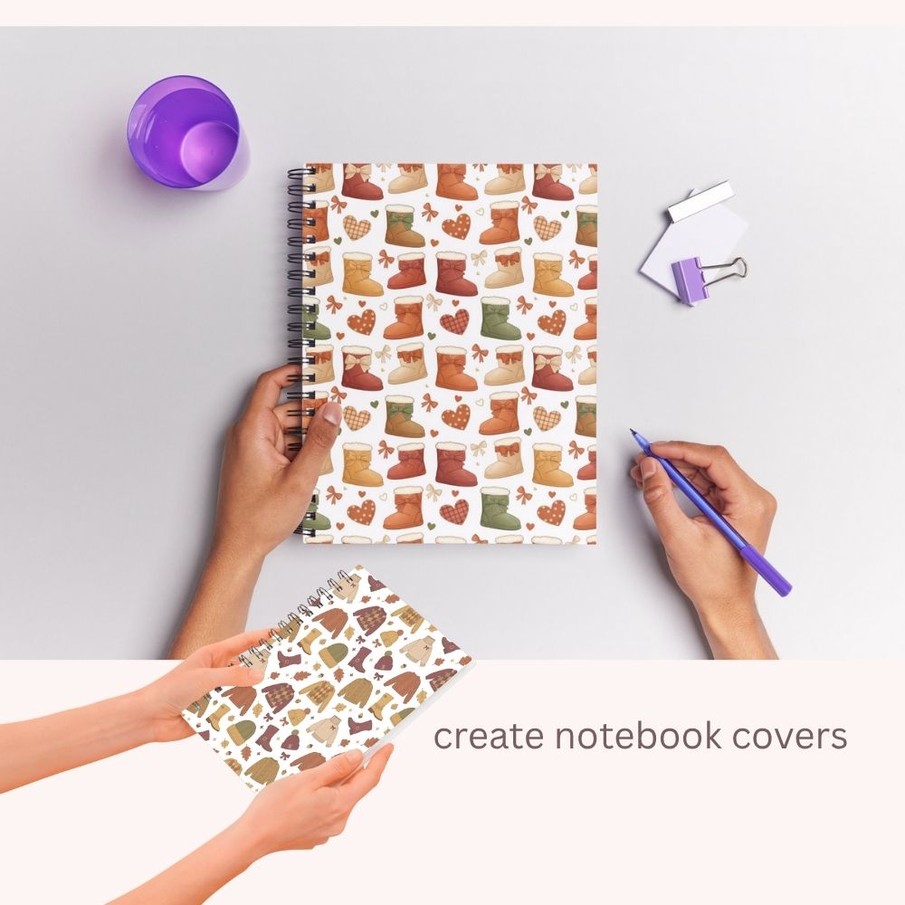 Cozy Fall Seamless Digital Pattern Paper Bundle