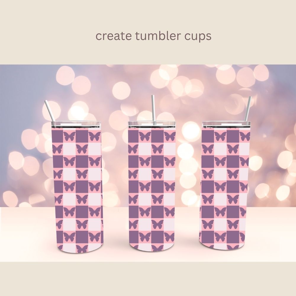 Checkered Seamless Digital Pattern Paper Bundle