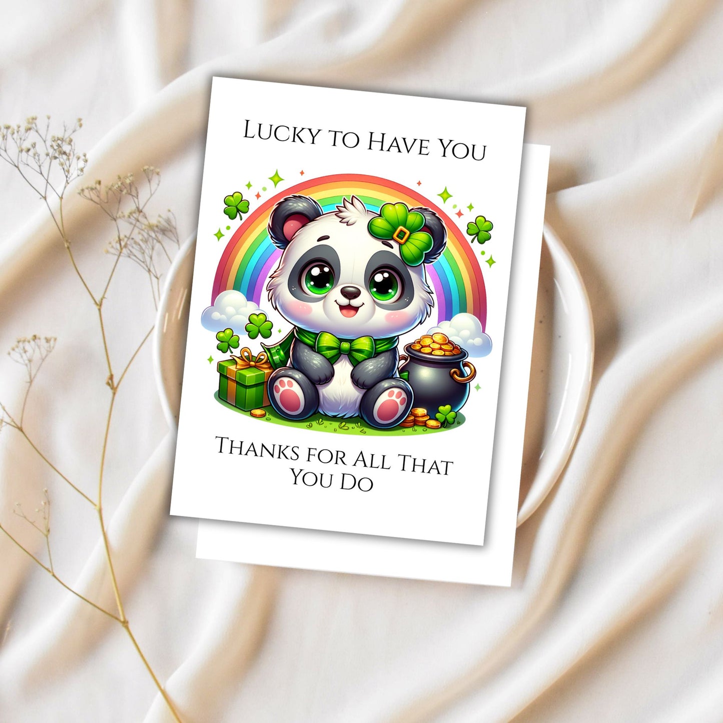 St Patrick PDF Printable Digital Greeting Cards Bundle Set