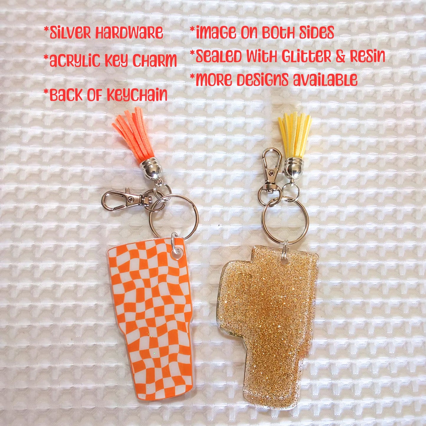 Emotions Character Acrylic Resin Keychain