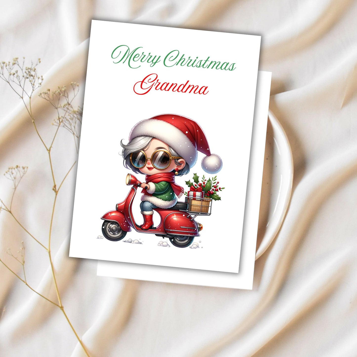 Grandma Granny Printable Digital Greeting Cards Bundle Set