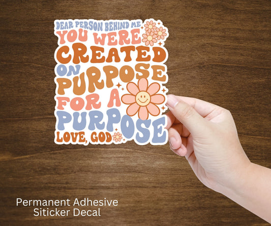 Positive Motivational Quote Vinyl Sticker Decal