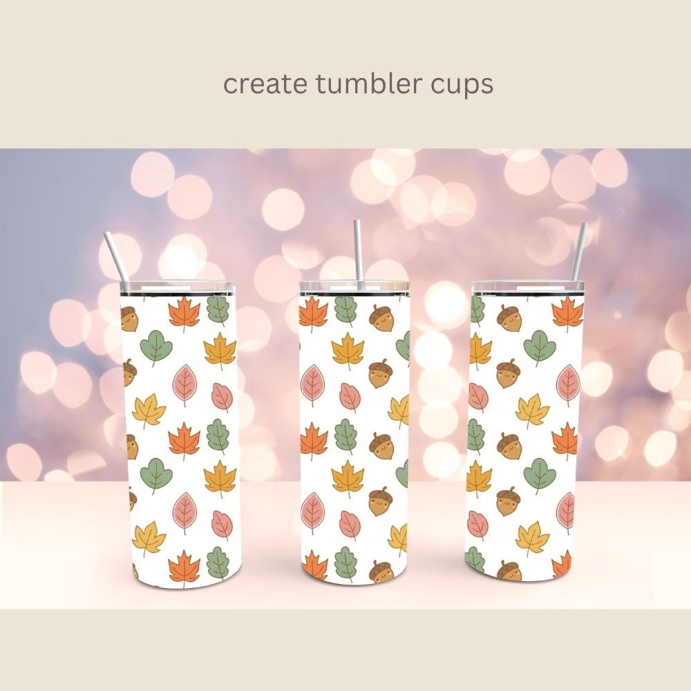 Boho Fall Digital Pattern Paper Bundle