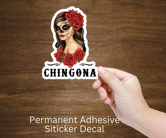 Chingona Catrina Vinyl Sticker Decal