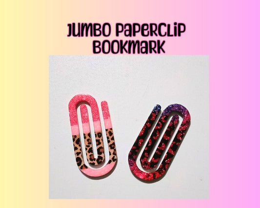 Jumbo Acrylic Paper Clip Bookmarks