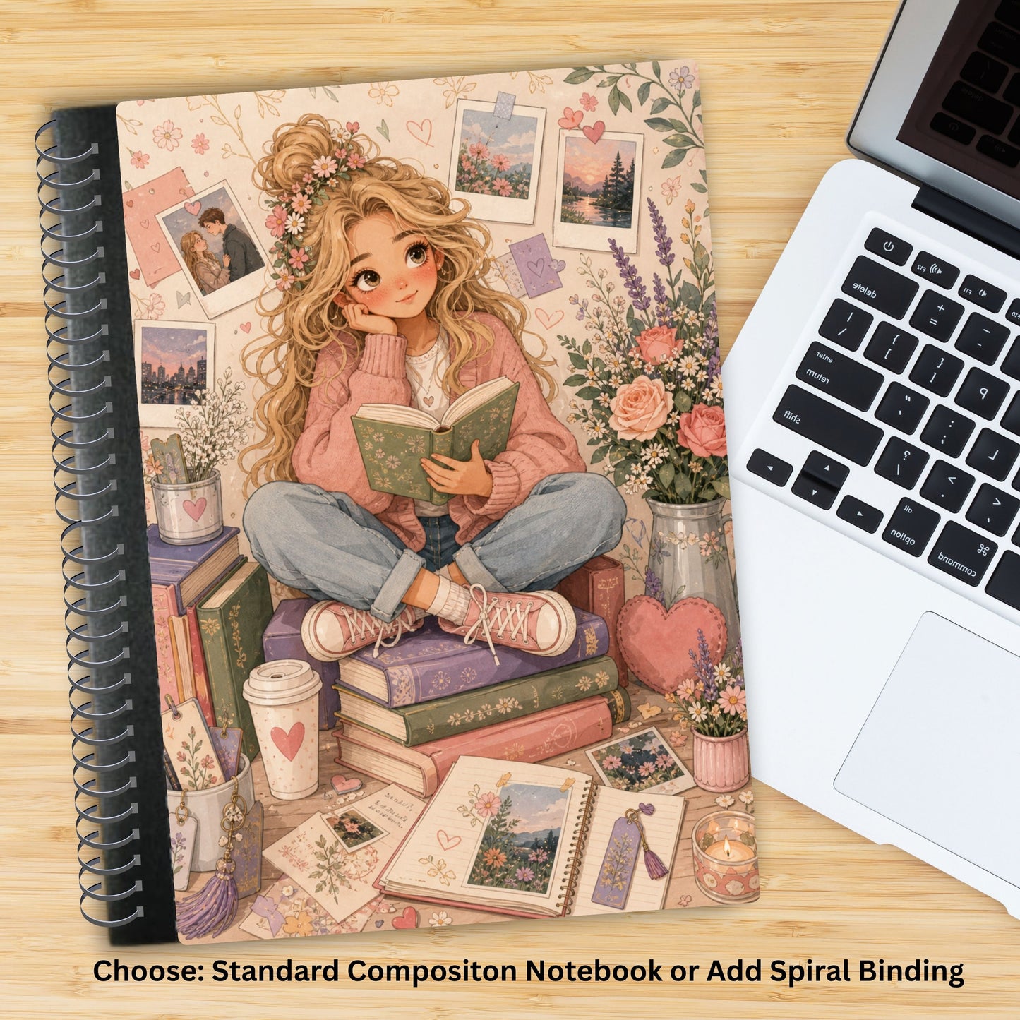 Altered Composition Notebook-Add Spiral Binding