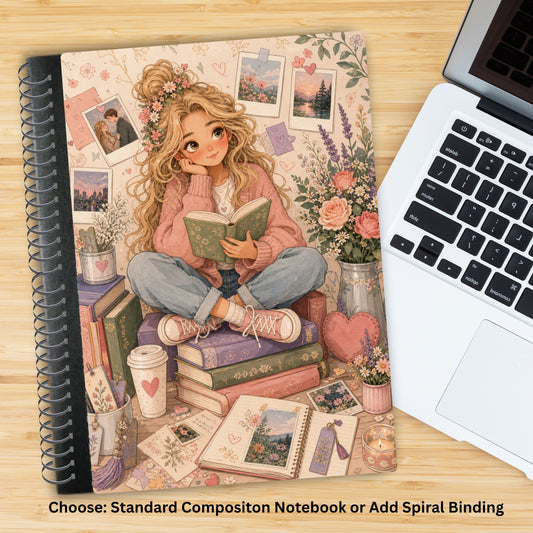 Altered Composition Notebook-Add Spiral Binding