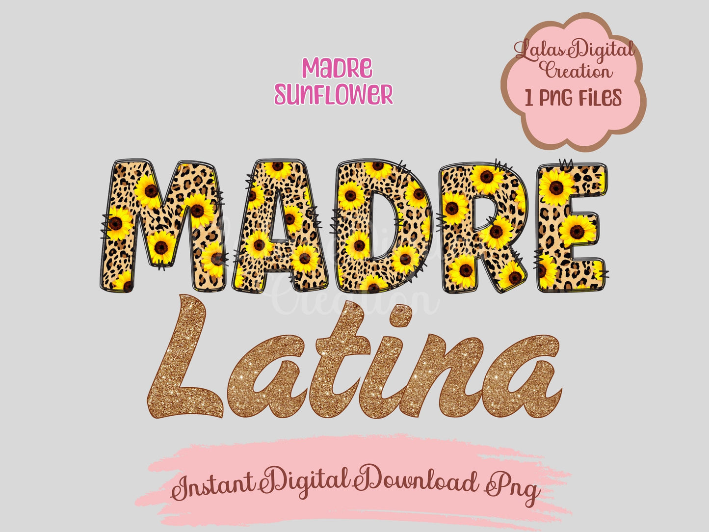 Madre Latina Clipart instant Digital Download PNG