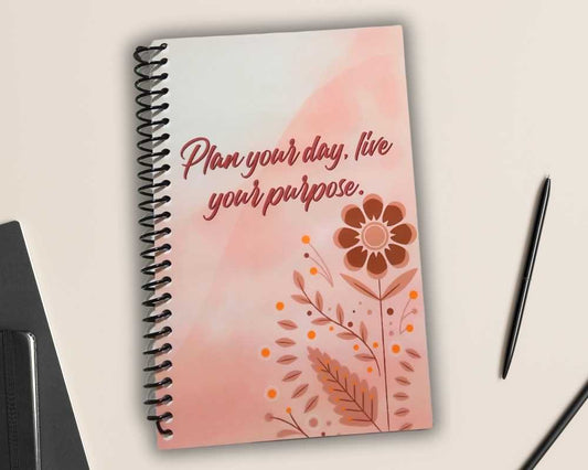 Weekly Planner with Monthly Overview Notebook