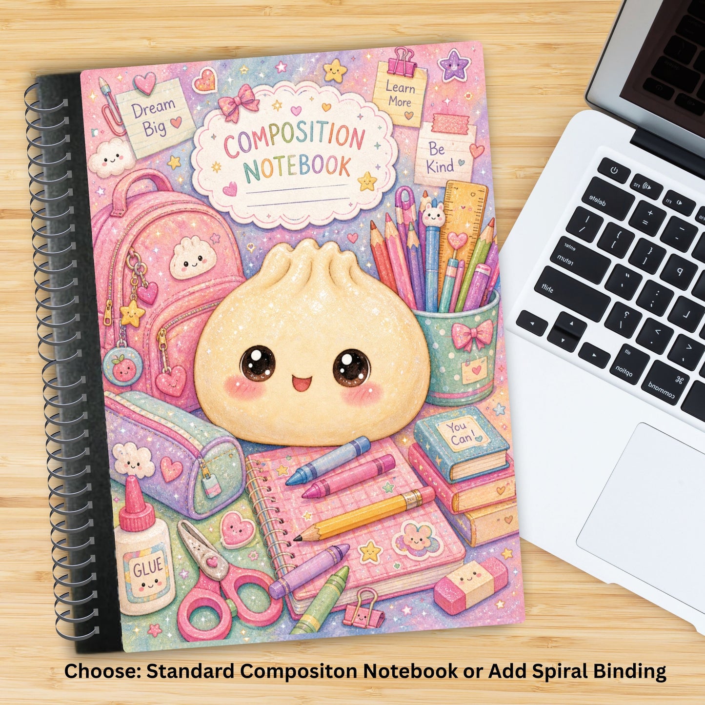 Dumpling Altered Composition Notebook-Add Spiral Binding 1
