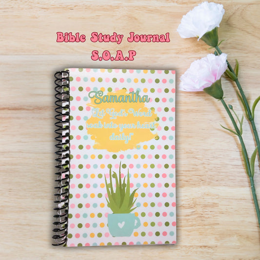 S.O.A.P Bible Study Method Journal Notebook