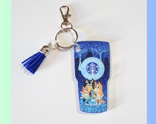 Dog Characters Starbucks Acrylic Resin Keychain