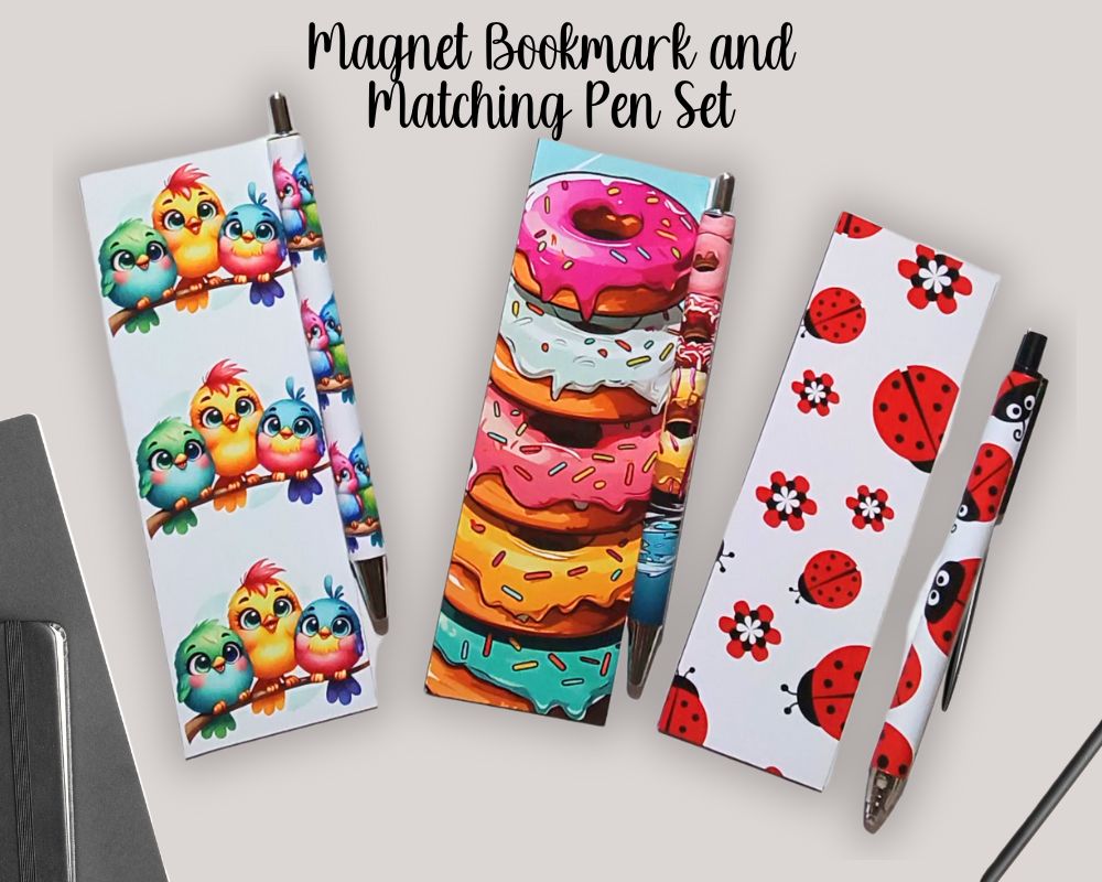 Magnet Bookmarks and Pen Set-Gift for Reader-Book Lover Bookmark-Book Club Gift-Bookish