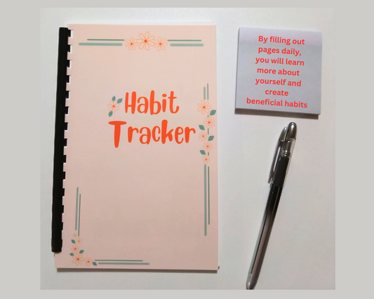 Monthly Habit Tracker-Daily Habit Tracker Monthly Calendar-Month Goal Planner-Bullet Journal-Undated Calendar-Mental Health-Daily Check-In