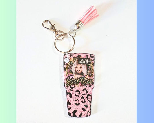 Tiffany Barbie Character Acrylic Resin Keychain