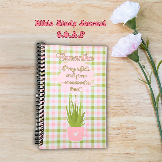 S.O.A.P Bible Study Method Journal Notebook