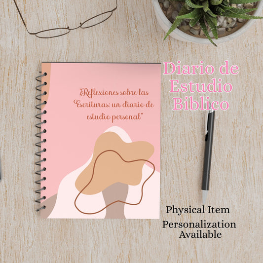 Diario de Estudio Biblico Metodo S.O.A.P-Cuaderno de Devocion-Estudio de Fe Personal-Refelccion Biblica Diaria