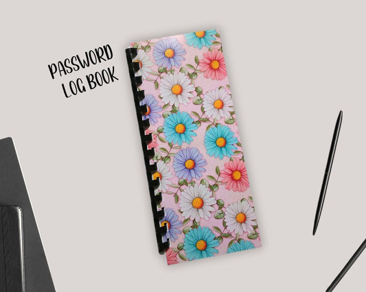 Account Password Logbook Tracker-Notebook-Planner-Journal-Small Compact Discrete-Online Login Protection Record Book