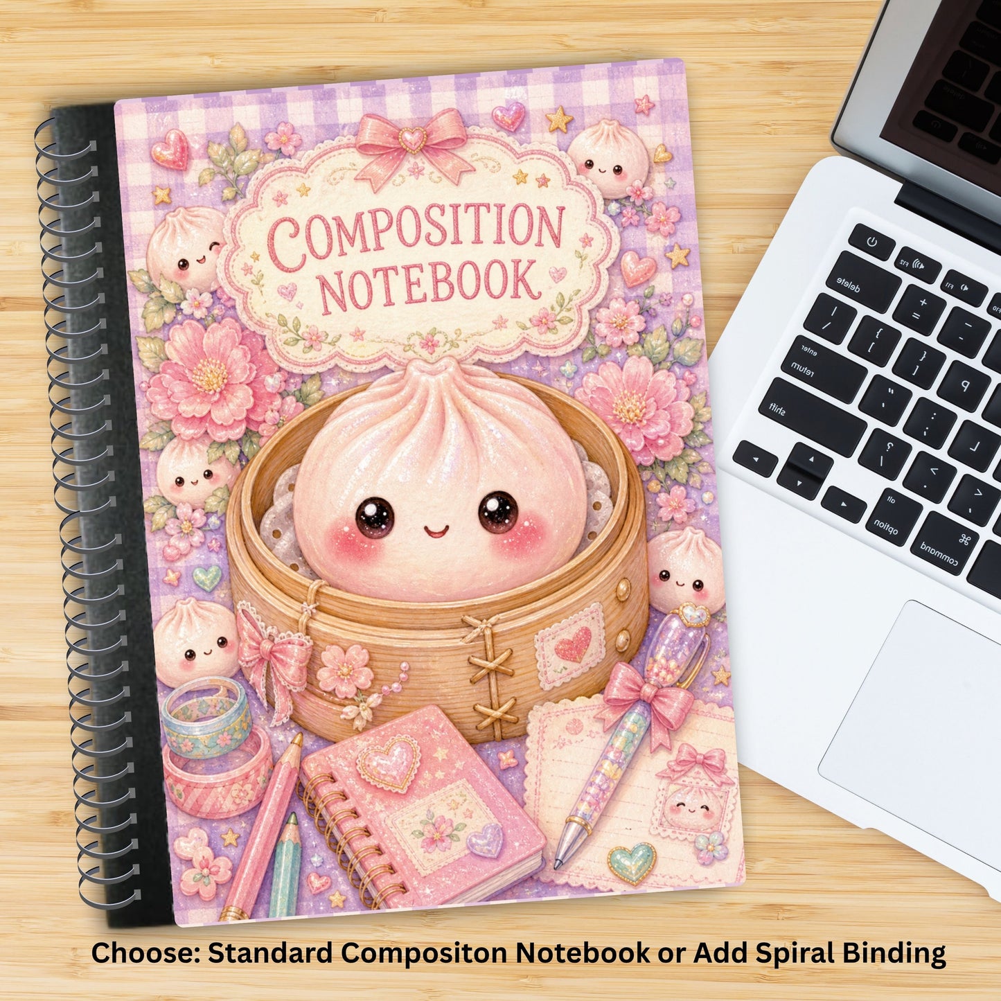 Dumpling Altered Composition Notebook-Add Spiral Binding 3