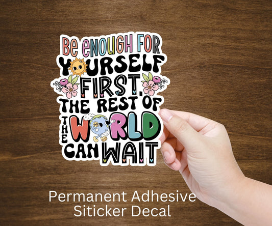 Positive Motivational Quote Vinyl sticker Decal