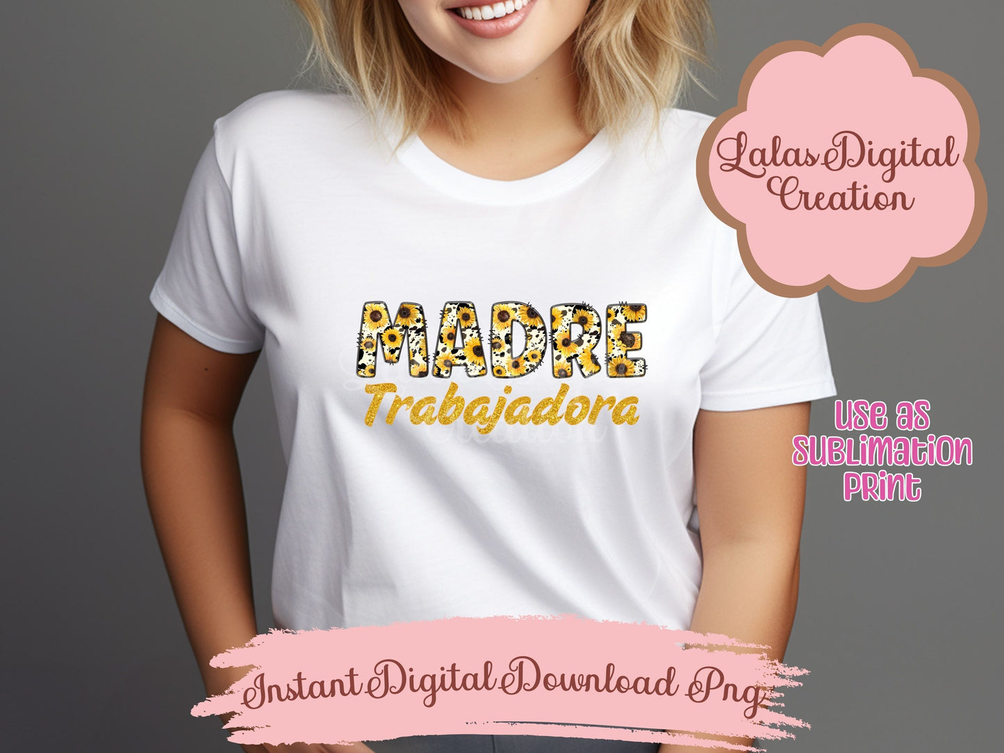 Madre Trabajadora Clipart Instant Digital PNG Download