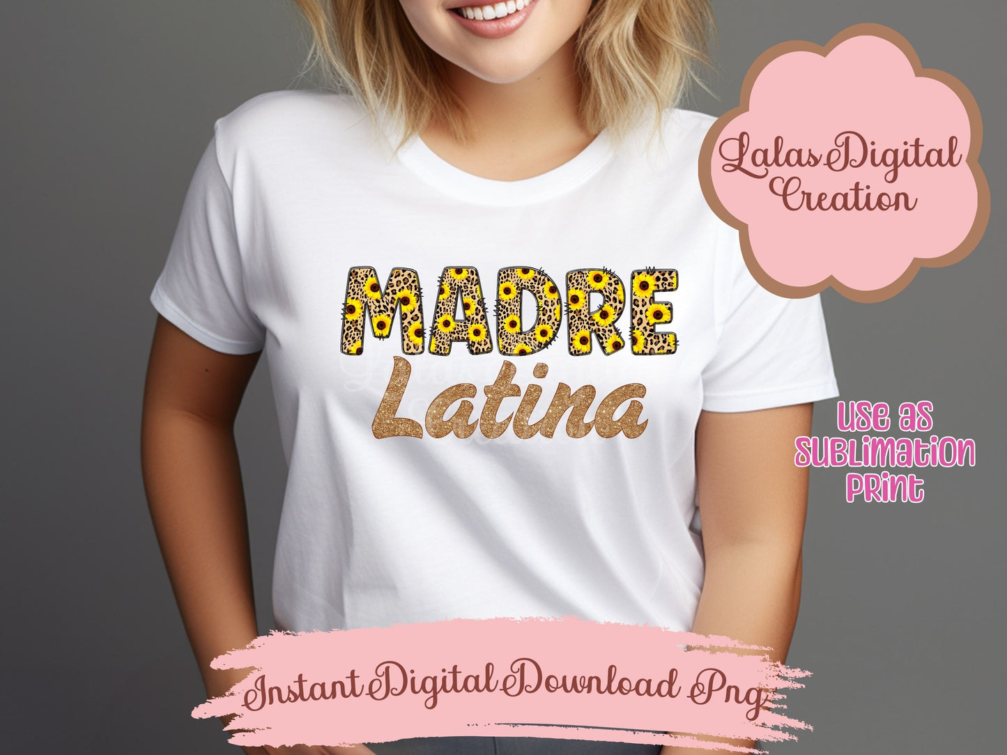 Madre Latina Clipart instant Digital Download PNG