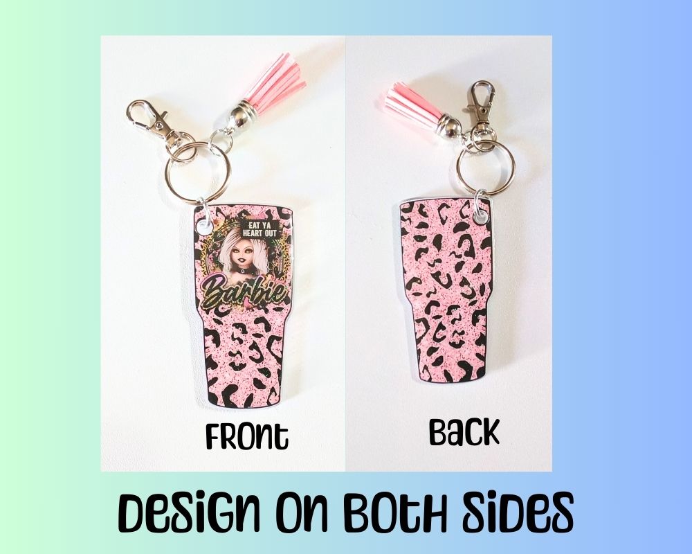 Tiffany Barbie Character Acrylic Resin Keychain