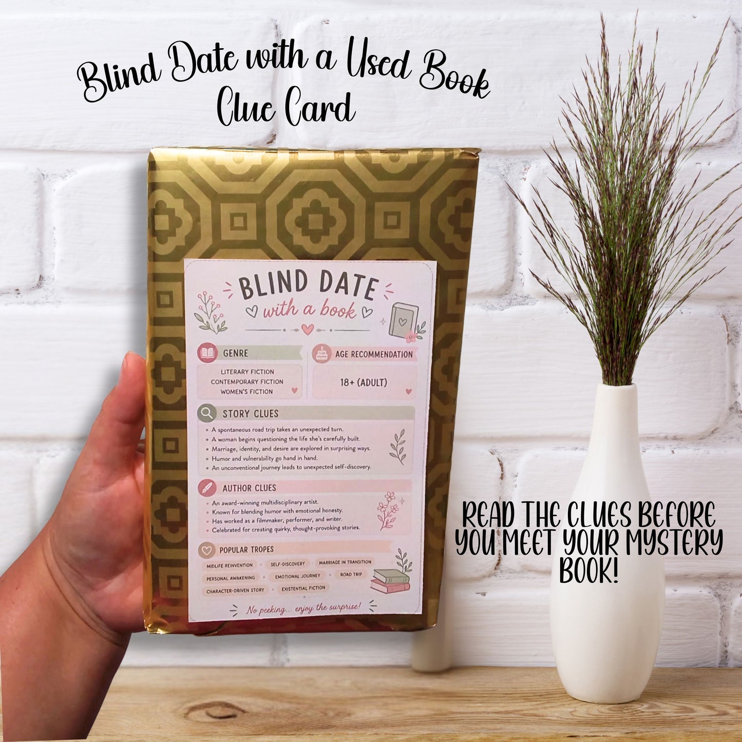 Contemporary Fiction Blind Date with a Gently Used Book by KBC