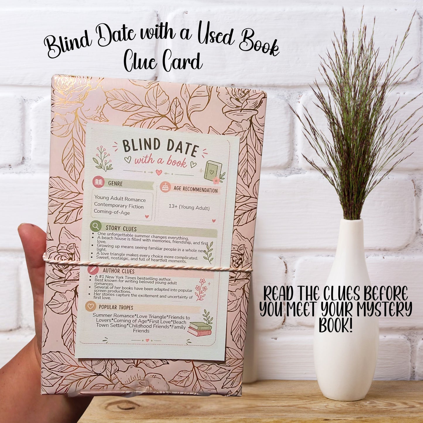 Young Adult Romance Blind Date with a Gently Used Book by KBC