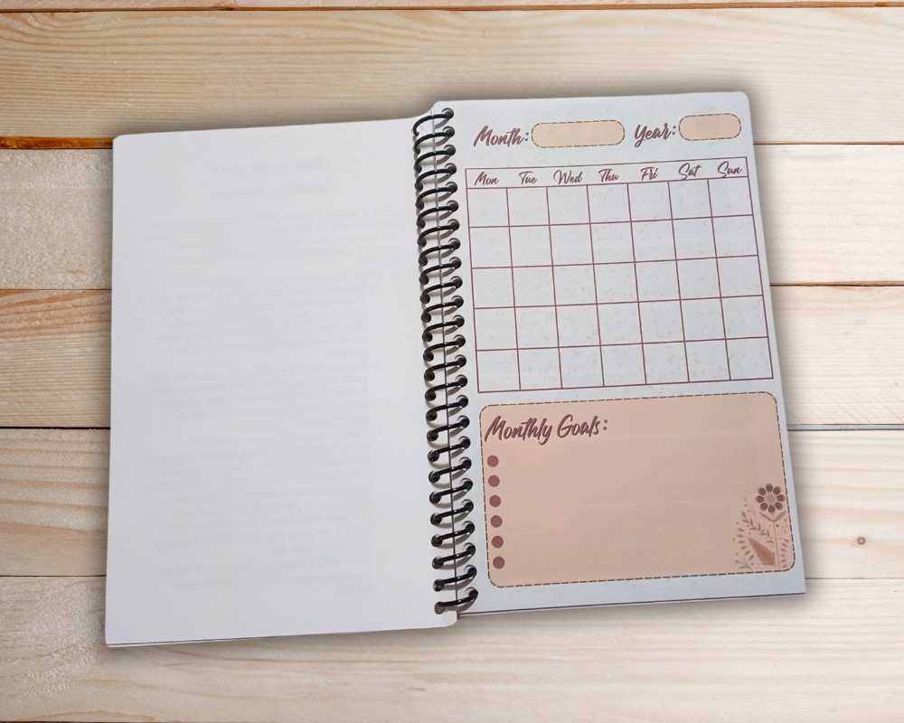 Weekly Planner with Monthly Overview-Habit Tracker-Gratitude Sheet-Organization Planner-Undated Planner-Spending & Savings Tracker Journal