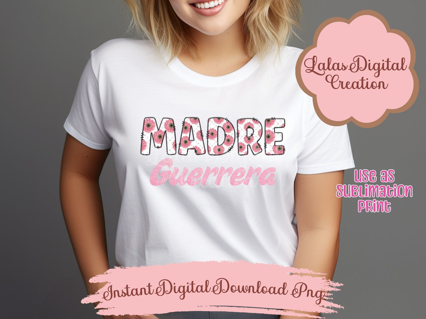 Madre Guerrera Clipart Digital PNG Instant Download