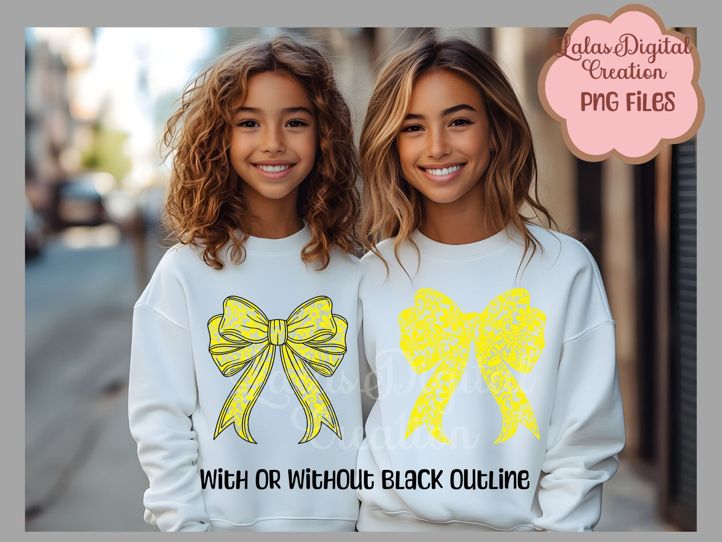 Lace Coquette Bow Bundle Clipart PNG Instant Digital Download