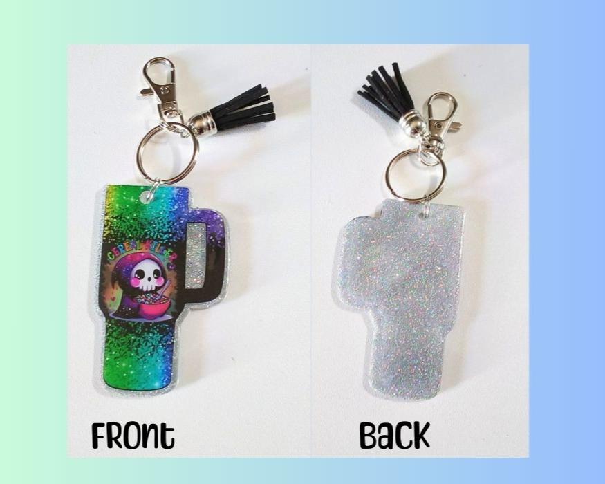 Cereal Killer Grim Reaper Acrylic Resin Keychain