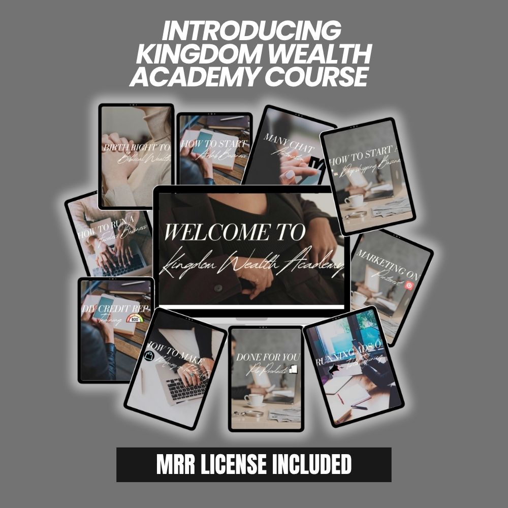 Kingdom Wealth Academy Digital Marketing Courses