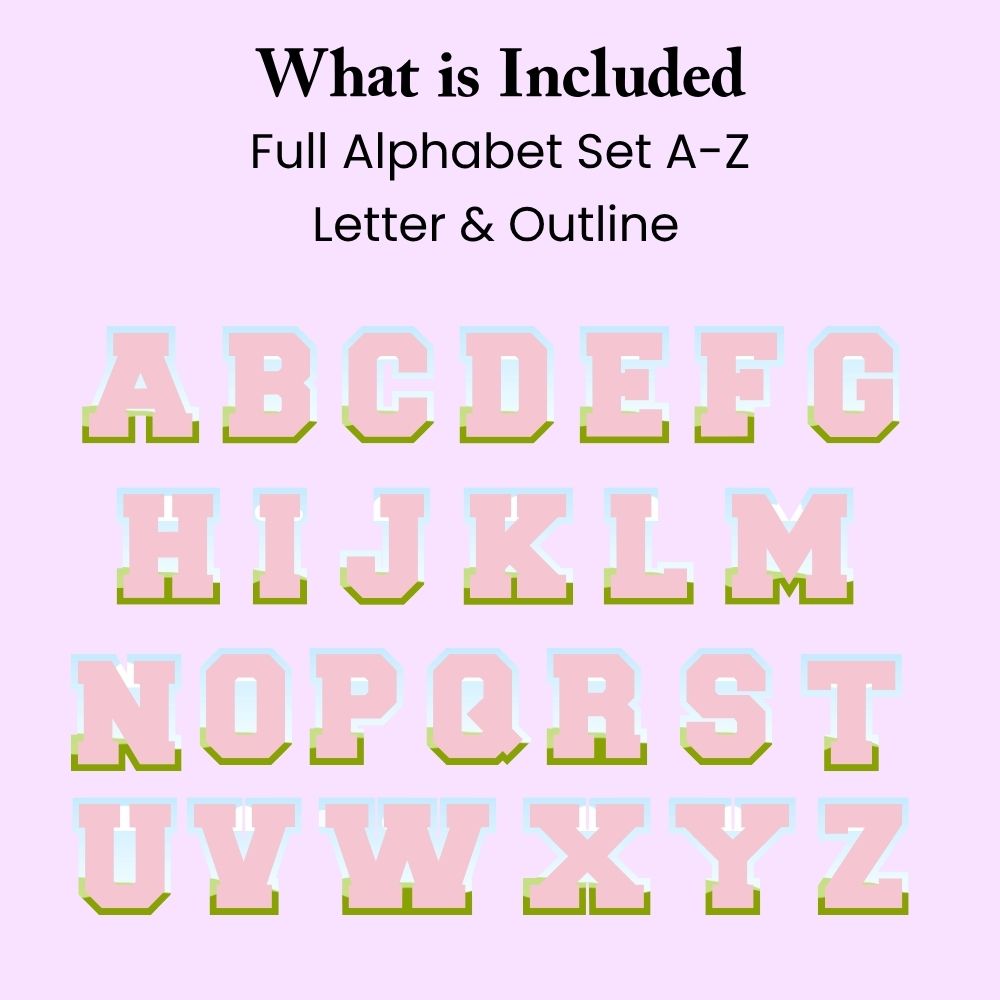 Editable Alphabet Canva Frame Template 4