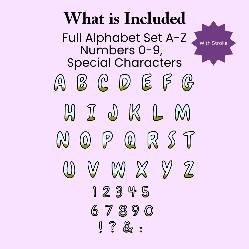 Editable Alphabet Canva Frame Template 2