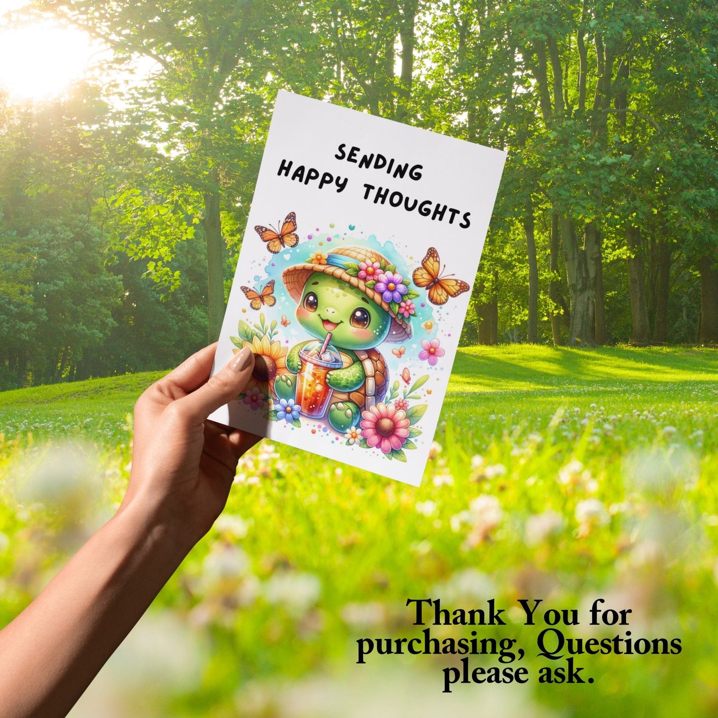 Animal Friends Printable Digital Greeting Cards Bundle Set